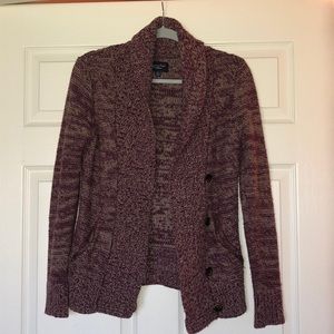 Purple Gray Knit American Eagle Sweater